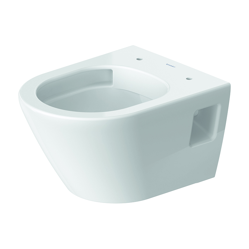 Duravit D-Neo Wand-WC Compact ohne Spülrand, weiß, Tiefspüler